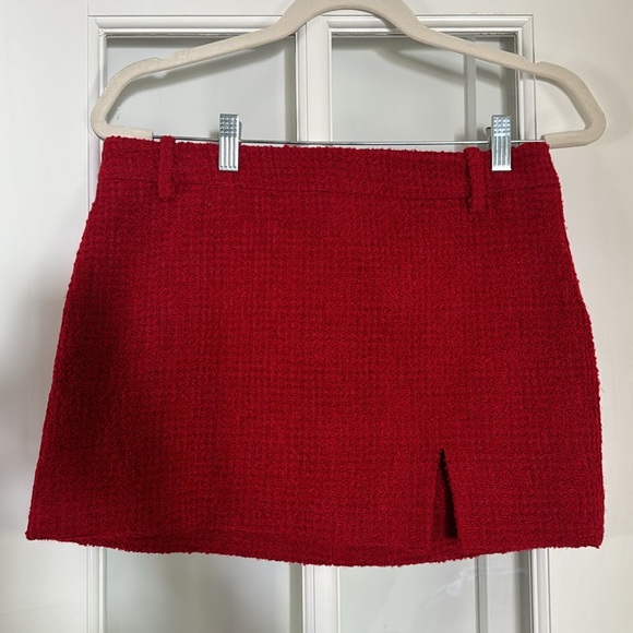 Zara red cropped preppy blazer - Picture 5 of 5